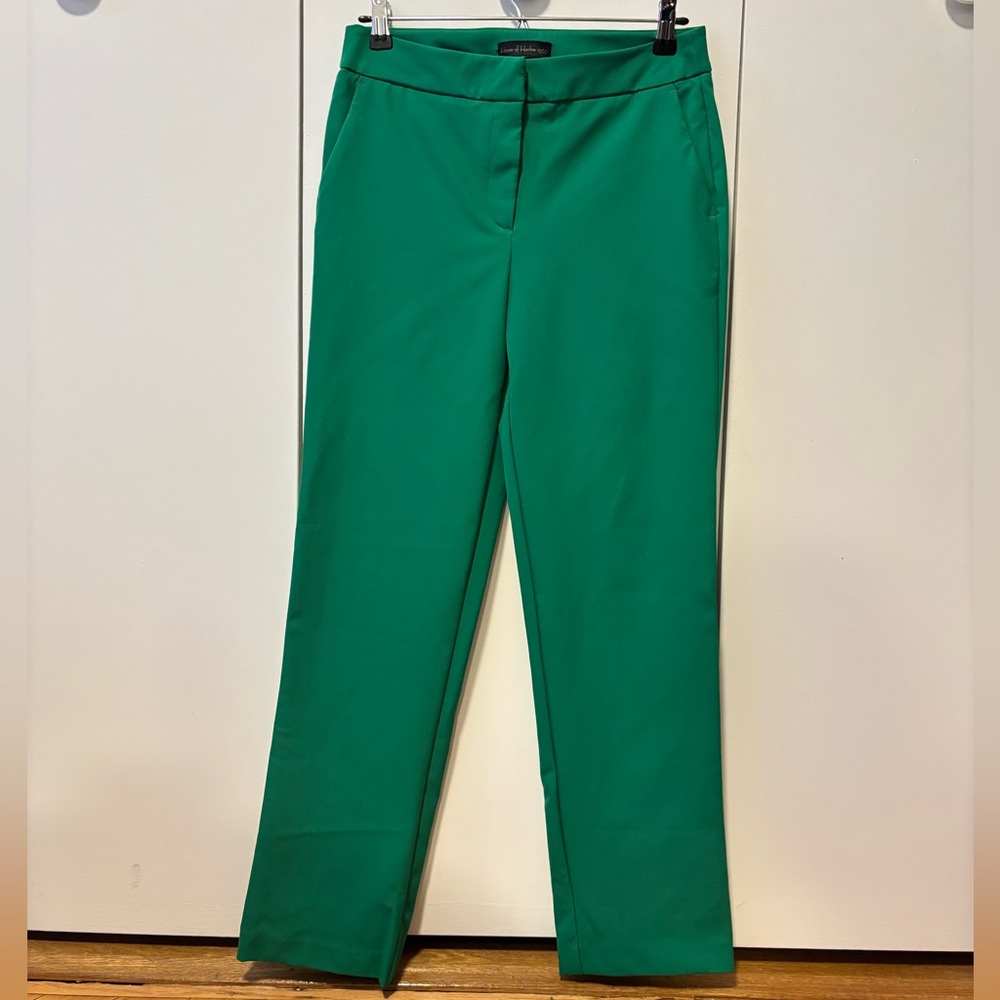 Emerald green House of Harlow trousers